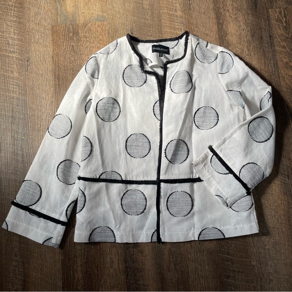 🇨🇦FRANK LYMAN Linen jacket size S - Picture 10 of 13